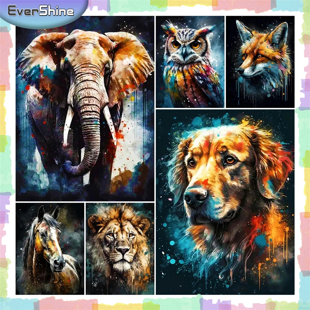 Diamond Painting Animal Rhinestone Pictures DIY Craft Kit Home Decor