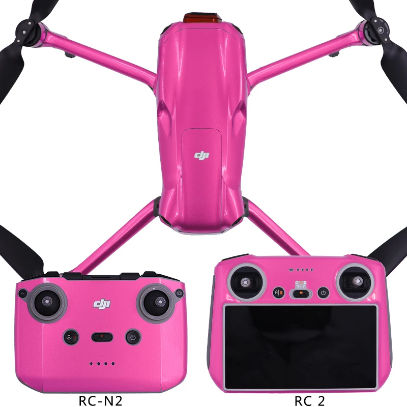 Sticker Waterproof Fluorescence Sticker PVC Skin Cover Drone Accessories for DJI Air 3 RC 2/RC-N2