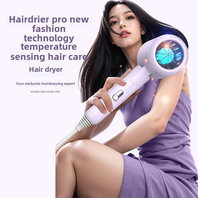 Negative Ionic Blow Dryer Foldable Hairdryer For Travel Fast Drying Lightweight Hairdryer Low Noise Portable Household Hairdryer 3