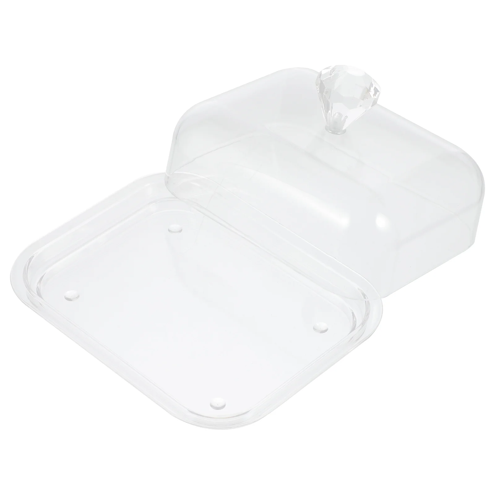 Butter Keeper Butter Storage Box Acrylic Kitchen Tableware Restaurant Accessories Food Containers Snack Holders