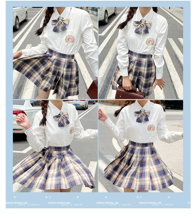 plaid skirt New Korean version of pleated skirt 2022 high waist summer women's skirt sexy plaid mini skirt dance skirt brown skirt