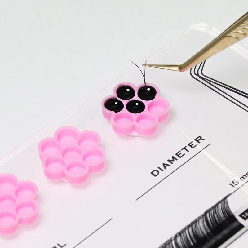 Acrylic Eyelash Holder Magnetic Suction Scale Plate False Lashes Tray Display Board Glue Pallet Cup Eyelash Extensions Supplies