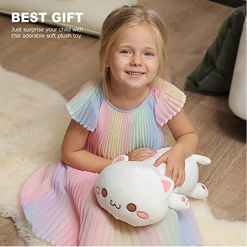 Soft Anime Cat Plushie Kawaii Pillow 