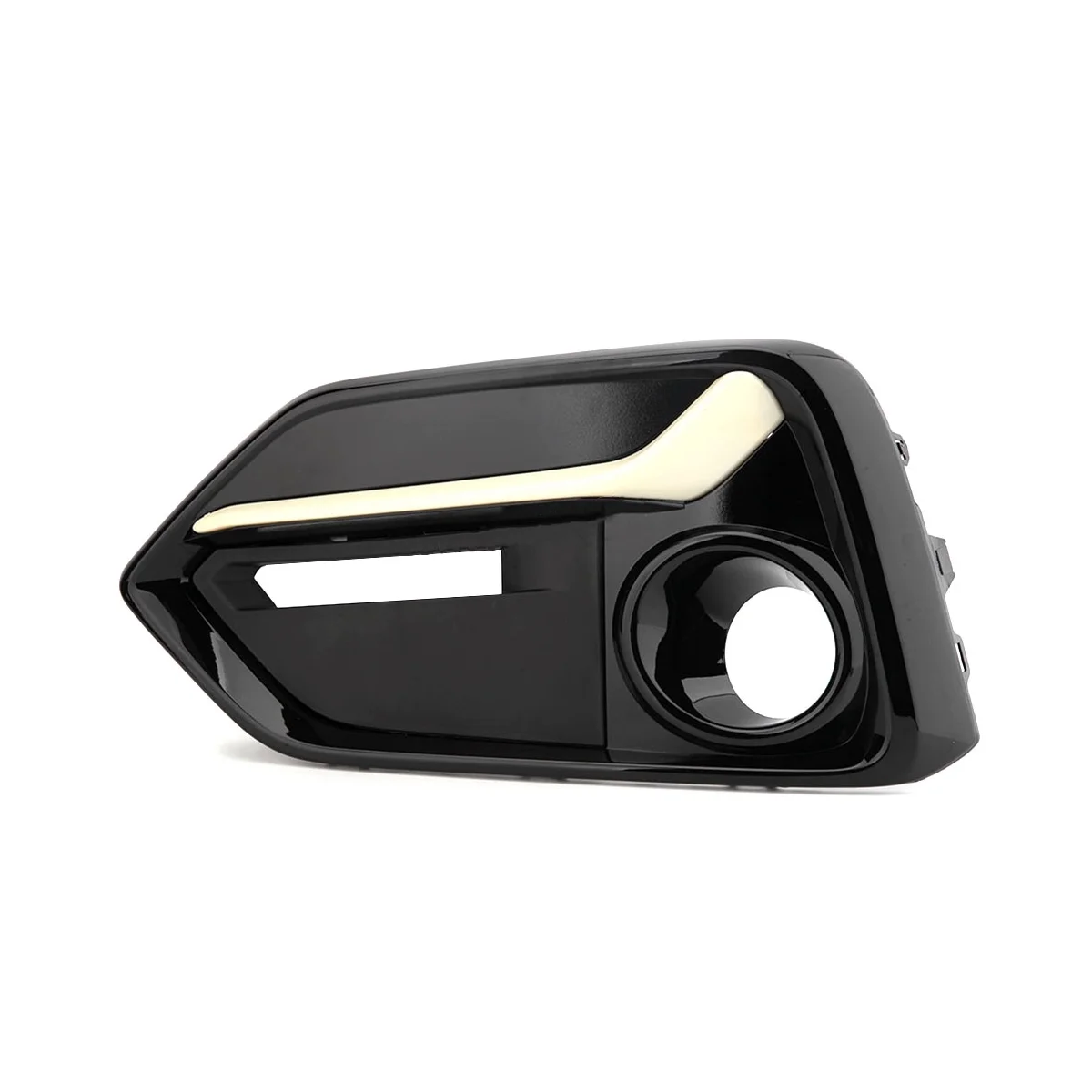 

1PCS Left Front Bumper Fog Light Cover Trim Headlights Covers Frame Hole for Type R 2017-2021