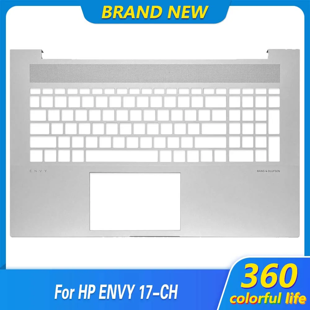 

New Original Palmrest For HP ENVY 17-CH Laptop Upper Top Case Keyboard Bezel Panel Palm rest Silver