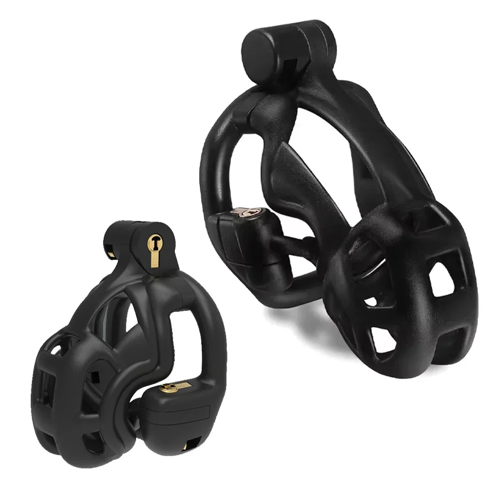 Penis Ring Cobra Upgrade Reinforce Cock Cage Double-Lock Rotatable Guardrail Chastity Device Adult Sex Toys for Man 18+ Sex Shop