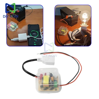 Modulo inverter boost DC 12-16,8 V a 220 V Modulo boost 100 W ad alta potenza Inverter pannello solare universale esterno con ventola