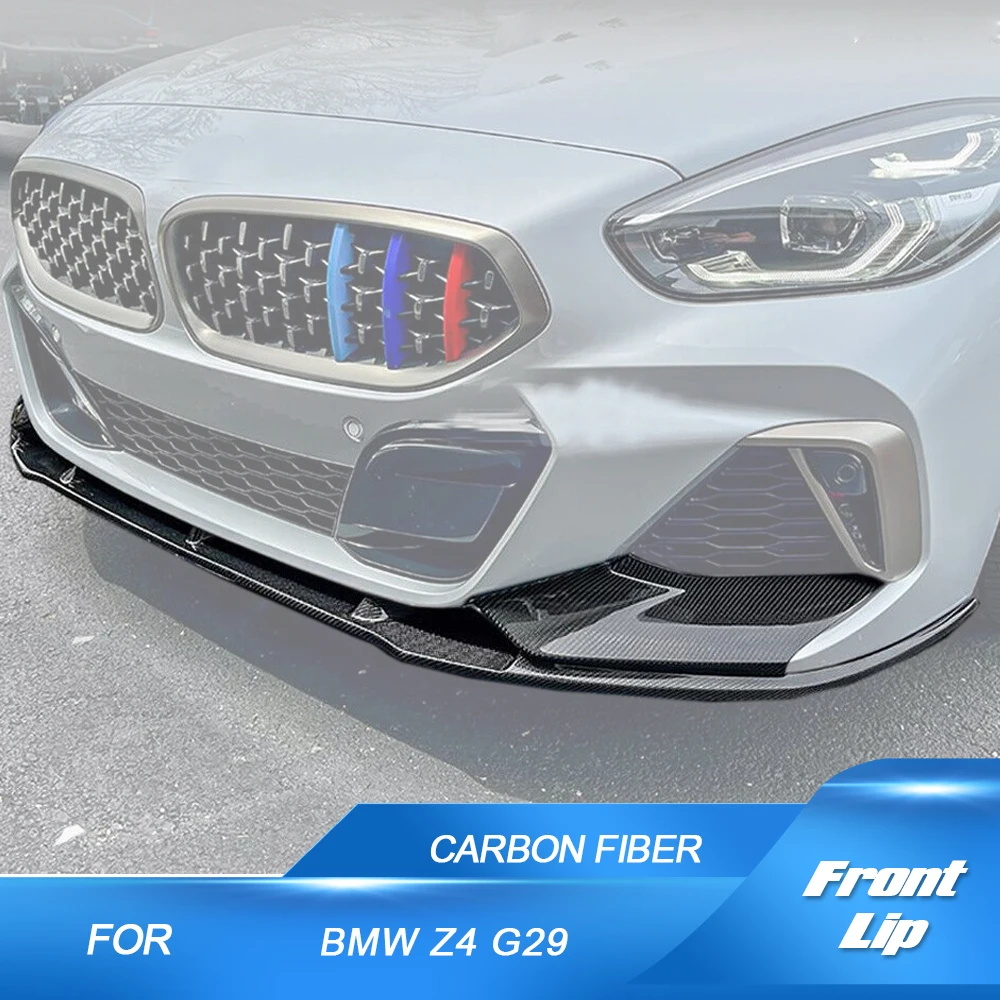 Carbon Fiber Car Front Bumper Lip Spoiler Guard Splitters for BMW Z4 ...