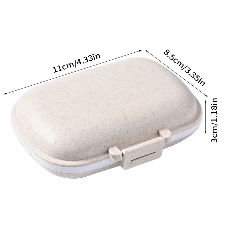 8 Grids Organizer Container For Tablets Travel Pill Box With thumbnail 5