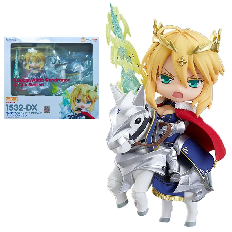 

100% Original GOOD SMILE NENDOROID GSC 1532 DX Altria Pendragon Lancer Fate Grand Order Anime Figure Model