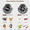 Meat grinder Electric Coffee Grinder and Spice Grinder with 2 Stainless Steel Blades Removable Bowls USA 2