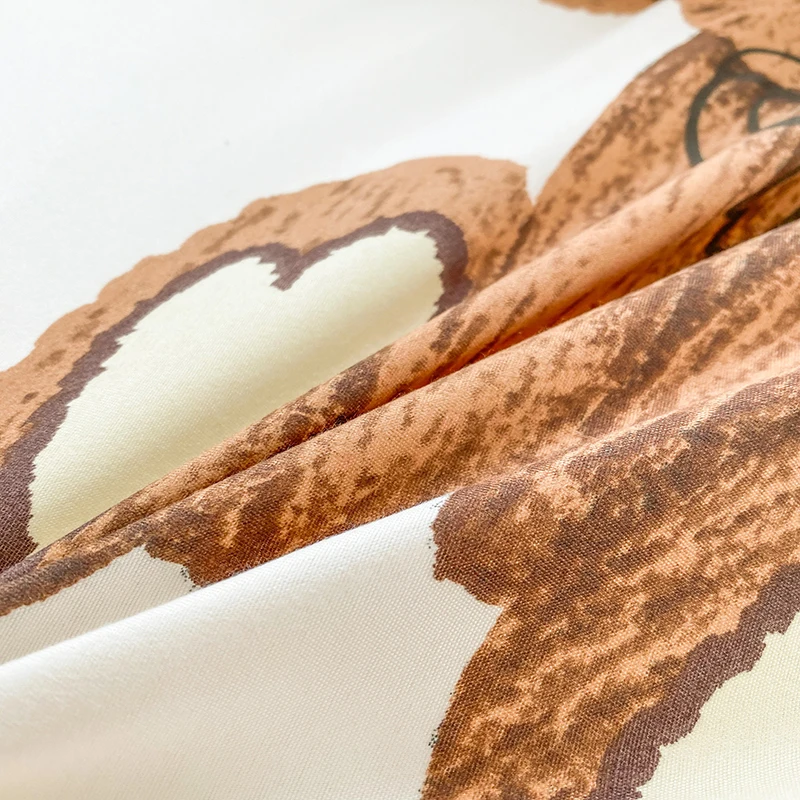 Description Picture 5 of itemNew Product1pc 100%Polyester Printed Fitted Sheet Mattress set Cover Four Corners With Elastic Band Bed Sheet(no pillowcases)