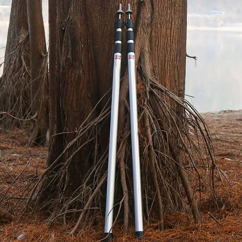 Telescoping Tarp Poles Telescoping Lightweight Tent Poles Heavy Duty Adjustable Tent For Outdoor Activity Camping Hiking