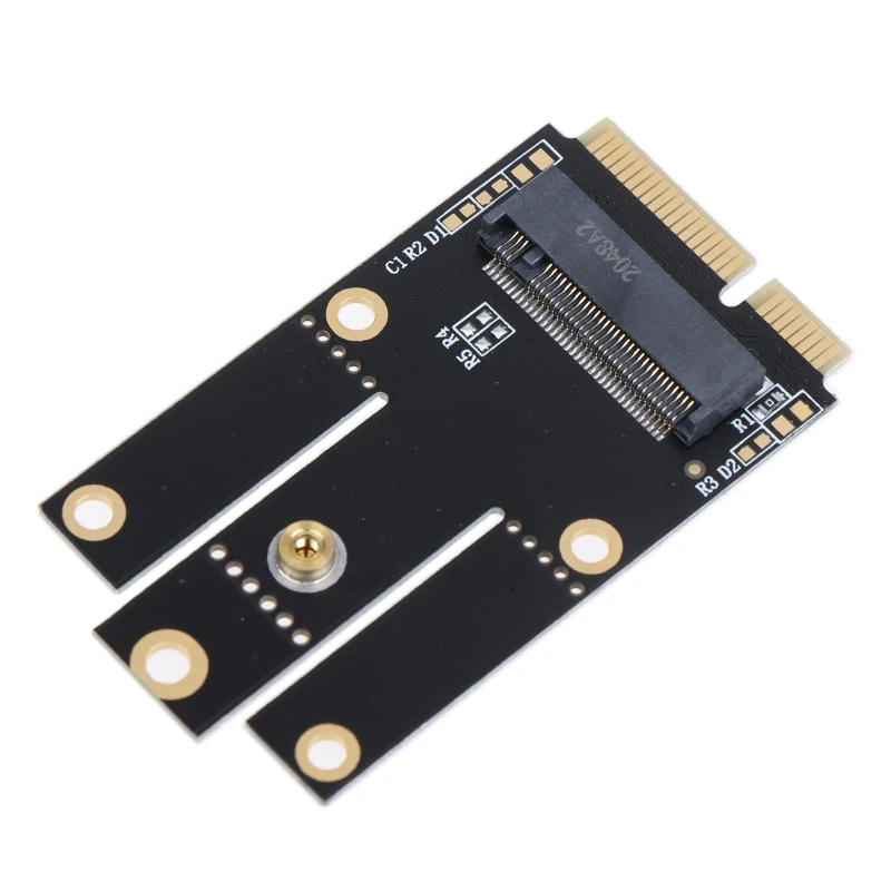 M.2 Wifi Adapter Mini PCIE Wireless Network Card to M2 NGFF Key A+E Wifi  Card Raiser with Slot 