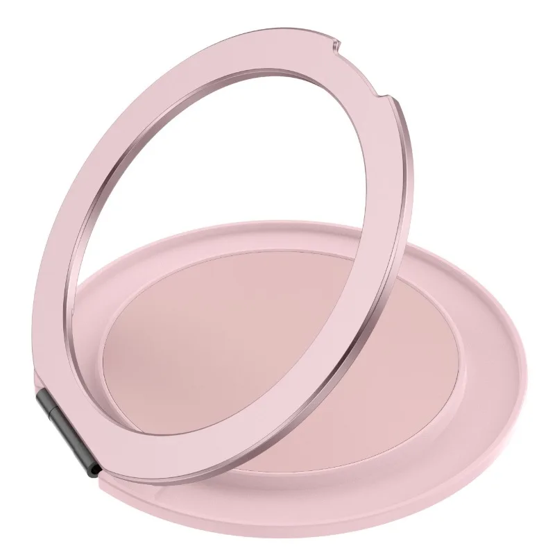 Magnetic 360 Infinitely Rotating Finger Ring Buckle Simple Mobile Phone Holder Adjustable Light Desktop Lazy Stand For Any Model