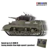 1/16 RC Tank U.S. M5A1 Stuart Light Tank Model 2.4G Military Vehicle Remote Control Crawler Tanks with Sound and Light Toy Boy 2