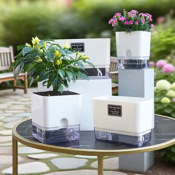 Self Watering Magnetic Planter 1