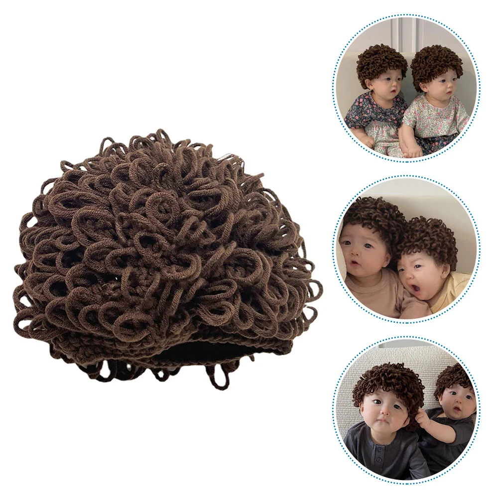 Woolen Yarn Hat Knitting Hat Baby Outdoor Cap Party Decor Cute baby winter hat baby knitted hats