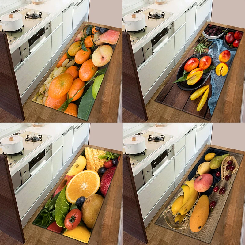 

Kitchen Door Mat Bedroom Carpet Non-slip Floor Balcony Corridor Long Bedside Living Room Can Be Customized