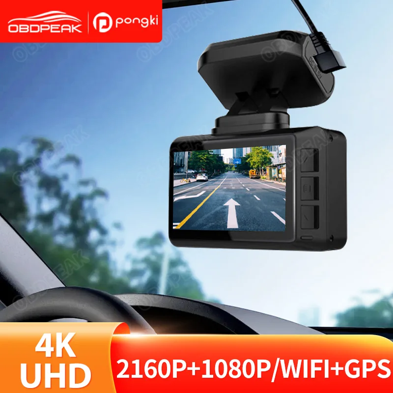 DashCam4K2160P1080PDualLensSuperNightVisionCarDVRWDRWIFI