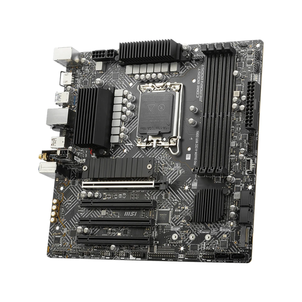 MSI PRO B660M-A CEC WIFI DDR4 Motherboard Support i9-14900KF