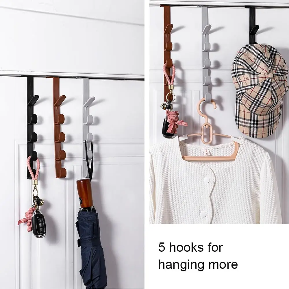 Organize My Homeover-the-door Organizer Hook - 5-layer Pp Clothes