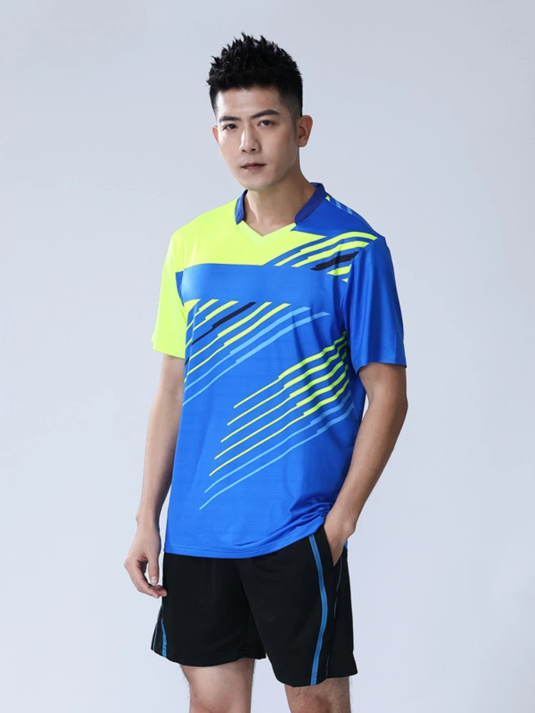 Men and Women Tennis Shirt Set Badminton Clothes Table Tennis Shirt Clothing Shorts Suit Breathable Sportswear