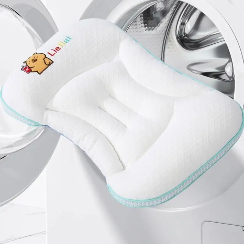 XX9E 어린이 지원 베개 부드러운 패브릭 머리 받침 소년 소녀 1  7 년 용 침대 및 유모차에 편안함과 안전 제공