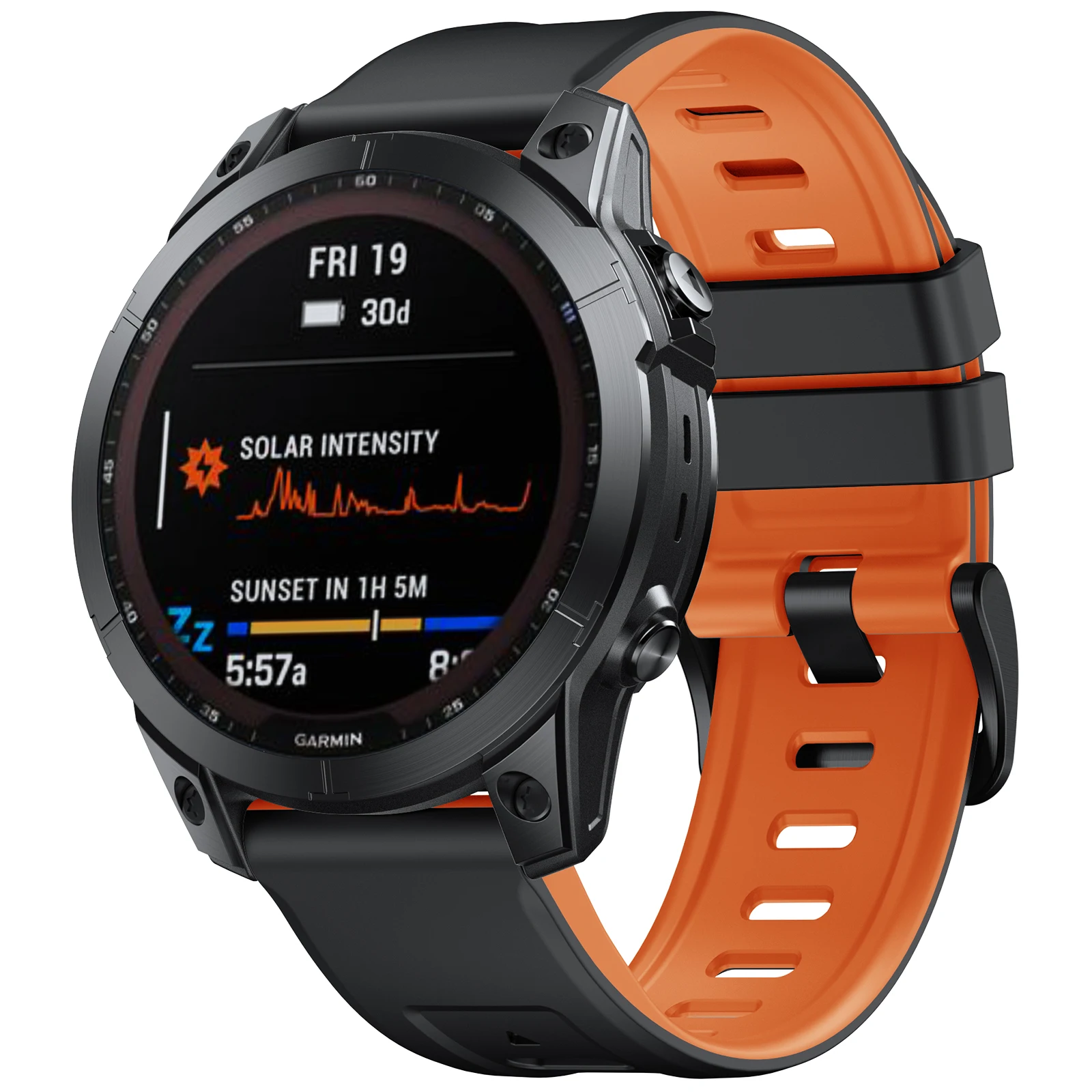 

26MM Silicone Watchband Strap For Garmin Fenix 7X/6X/5X/5X Plus Easy Fit Wristband Fenix 3/3HR Smartwatch Bracelet