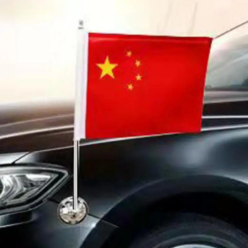 Suction Cup Flag Holder Vehicle Flagpole Bracket Flag Pole Bracket For Car SUV House Truck Flagpole Display Holder Pole