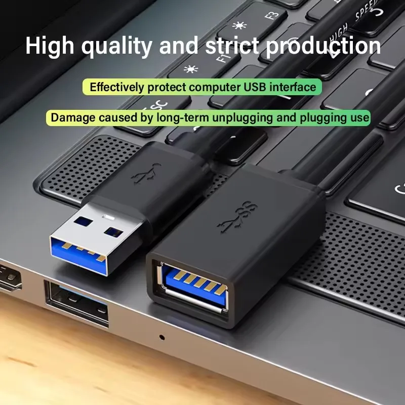USB 3.0 연장 케이블 남성-여성 5Gbps 데이터 코드 USB3.0 연장기 PC PS3 노트북-U 디스크 스마트 TV USB 케이블 연장