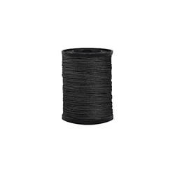 Extra Strong 0.6mm Nylon Thread for Leather and Upholstery Repair, 50 Meters (Black)