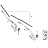 2Pcs For BMW 3 Series E90 E91 E92 E93 2006 - 2013 316/318/320/323/325/330/335 i d M3 Front Windscreen Wiper Arm Blade Rocker Cap 5