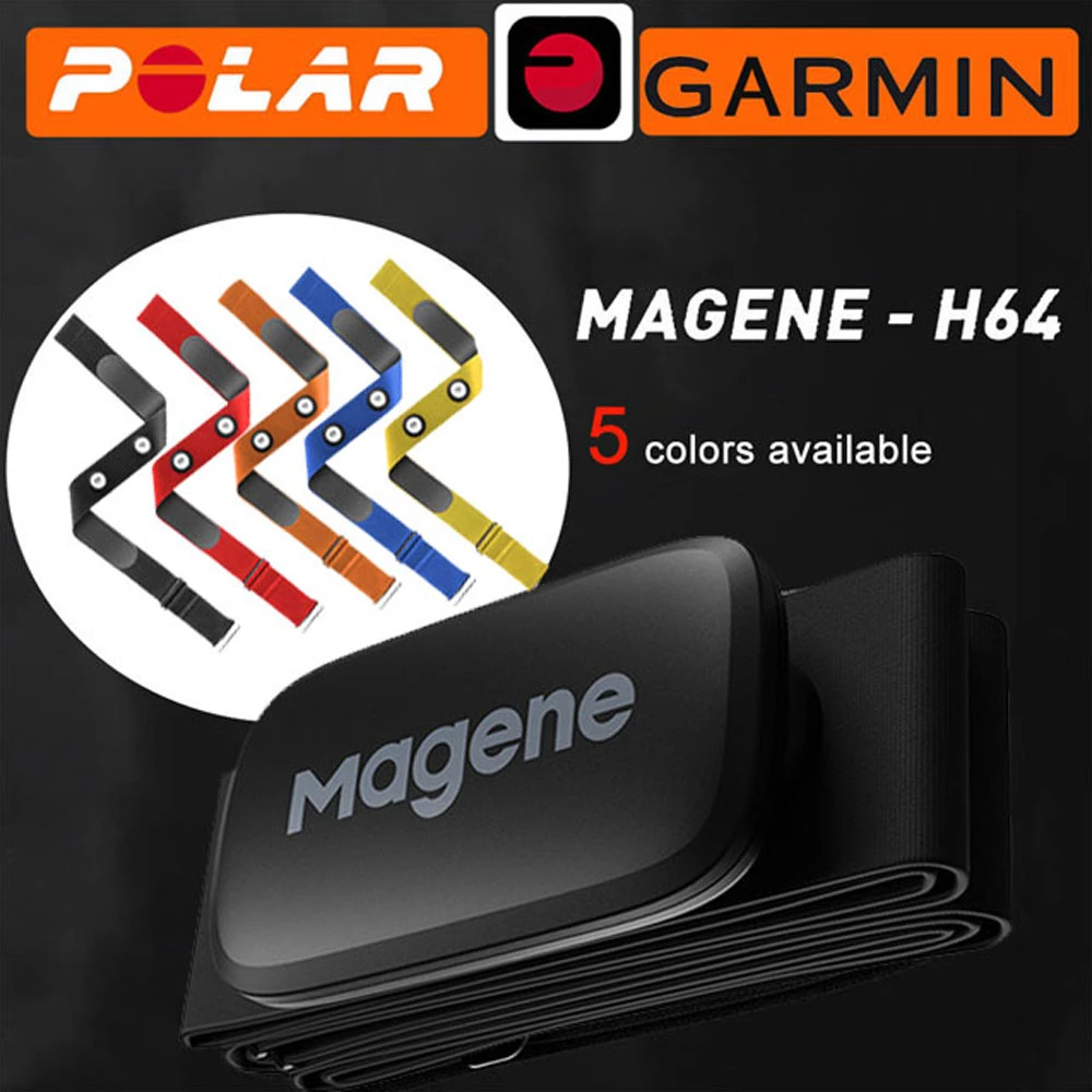 Magene Mover H64 Heart Rate Sensor Dual Mode Ant Bluetooth With Chest ...