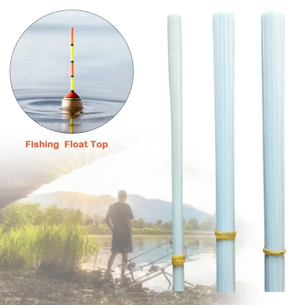10pcs Drift Tail Fishing Float Top Glass Fiber Cone Floats Buoy Tail DIY Tackle Eye catching Fishing Float Top Night Fishing
