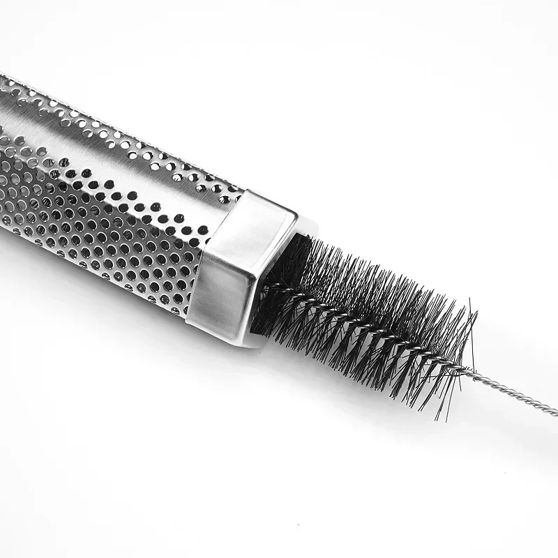 Stainless Steel BBQ Smoker Grill Tube Perforated Mesh Smoker Tube Filter Outdoor Cold Cigarette Box BBQ Accessories Tools smoker accessories smoker accessory pellet smoker tube