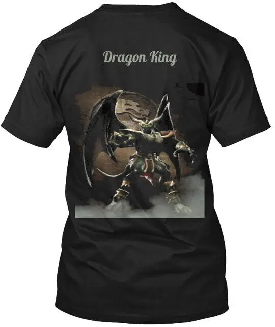Anna Damusles Dragon King Fan Top T Shirt Maniche Lunghe O Corte