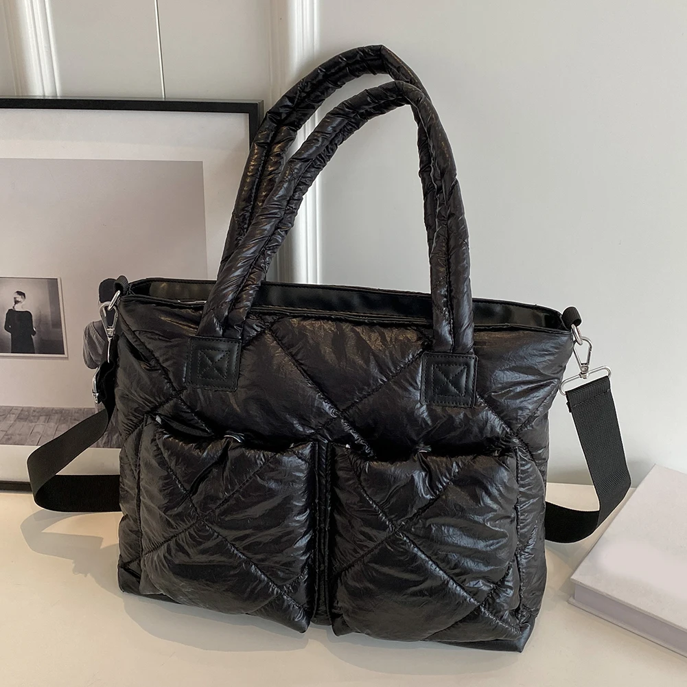 Grande per le donne Borse a tracolla trapuntate Borse a tracolla pieghettate Borsa da viaggio per donna Borsa causale Borsa da palestra Novità_voghion.com