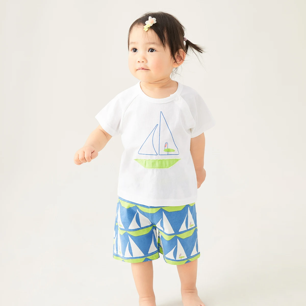 

Pureborn Baby Clothing Set 2 Pcs Short Sleeve T-shirt and Pants Baby Boy Girl Clothes Cotton Cartoon Summer Beach Holiday