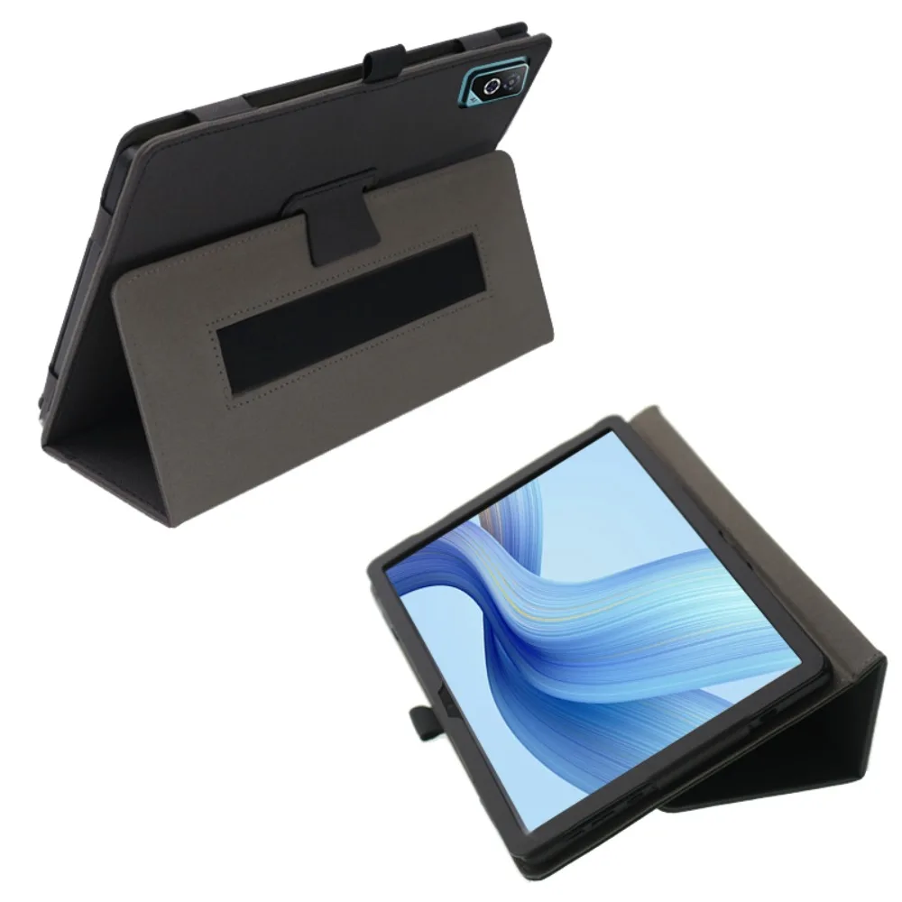Funda Case For DOOGEE TAB G6 Pro Case ,12" Inch Tablet PC PU Leather Two-fold stand Case Cover with Hand Strap ,Pencil Holder - 4