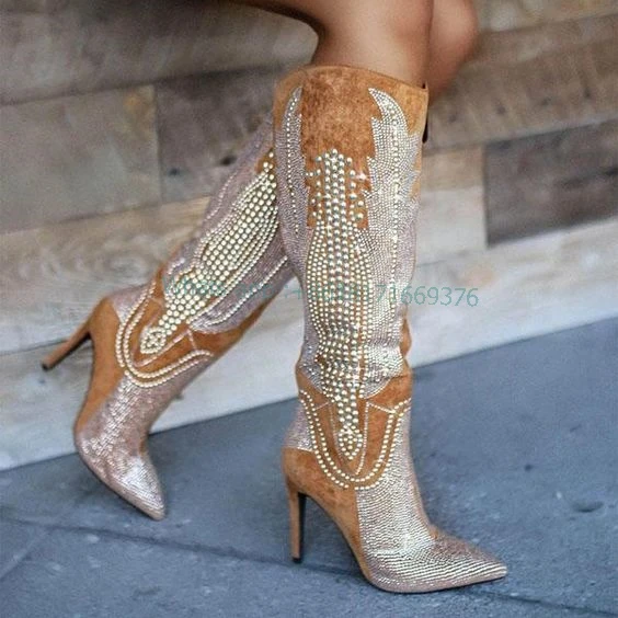Style: Tammy - Ladies Cowboy Boot. Cuban Heel. – Mandic Shoes