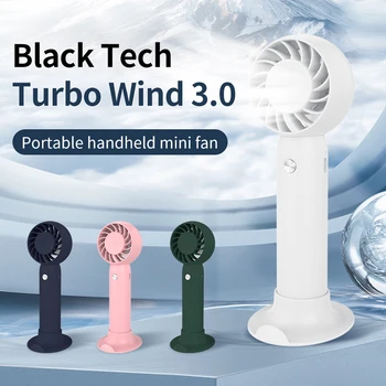 USLION 미니 휴대용 선풍기 마이크로 USB 충전식 책상 선풍기 테이블, 조용한 3 단 바람, 학생 휴대용 선풍기, 야외 스포츠 여행