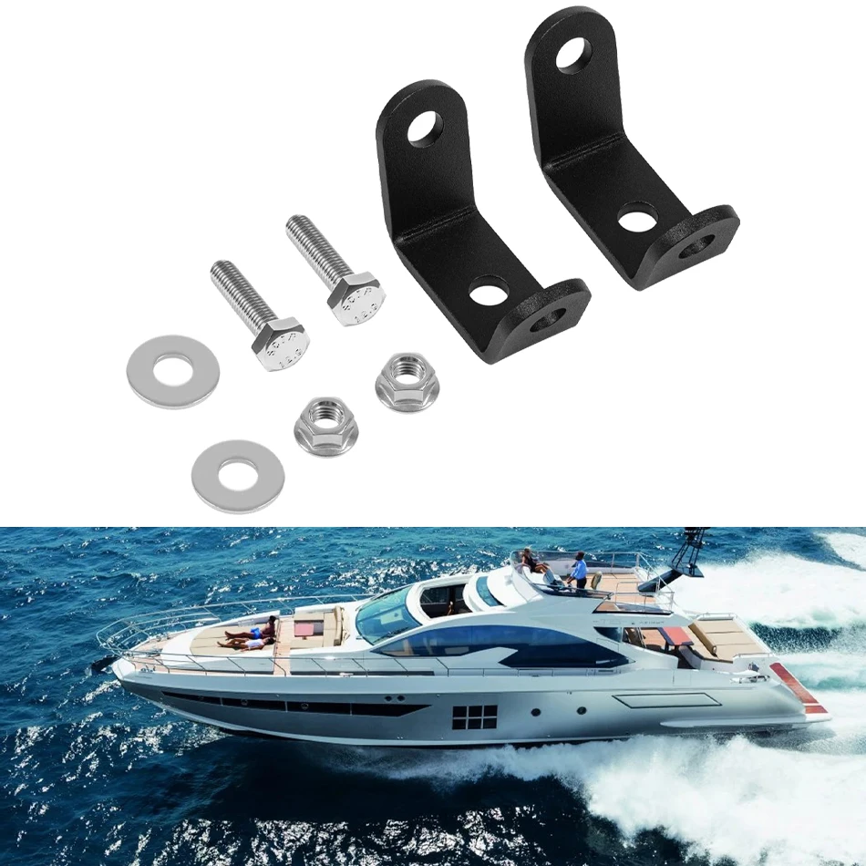 MX F14254 Retractable Transom Straps Mounting Bracket Kit for Boat Trailers 3-Sided for BoatBuckle G2 Boat Accessories