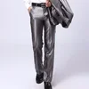 2024 Men's Spring Autumn New Business Casual Pants Male Straight Slim Fit Trousers Men Bussiness for Office Stretch Pants A249 1