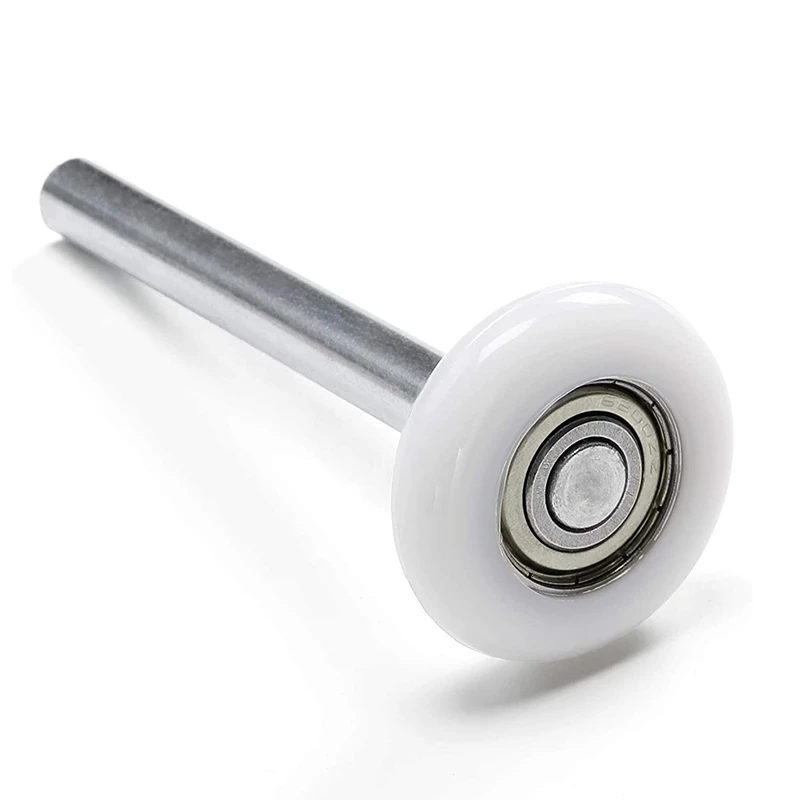 Sliding Door Rollers 10Pcs 2 inch Garage Door Rolle Nylon Garage Door Wheels for Track Replacement with Sealed 6200Zz Ball Bearing