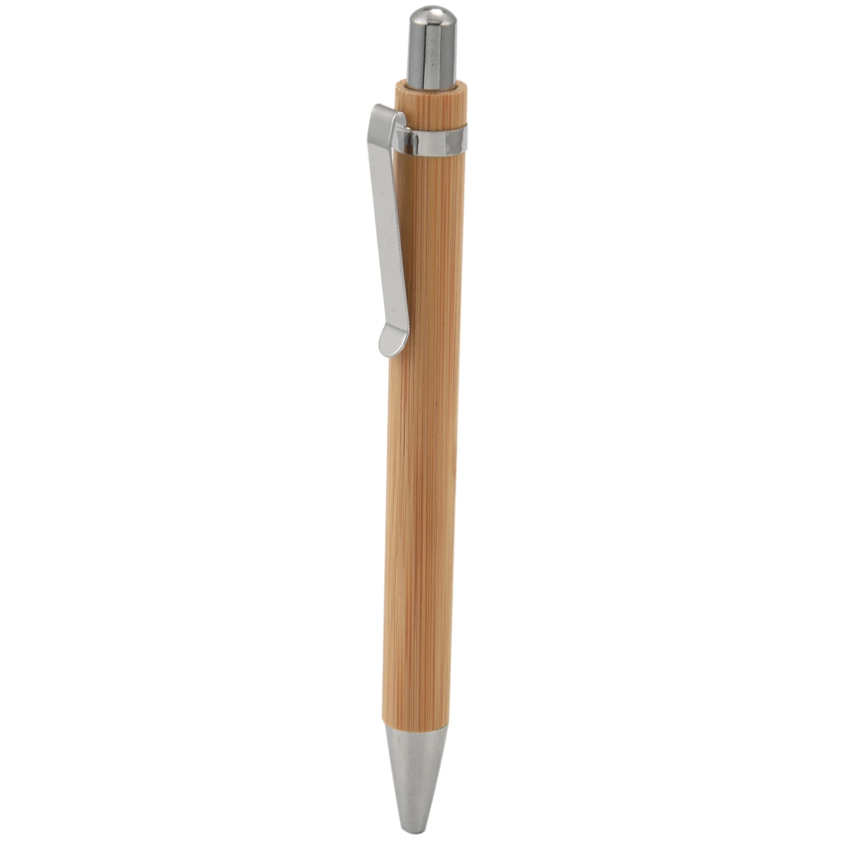 

100 Pcs/Lot Bamboo Ballpoint Pen Stylus Contact Pen Office & School Supplies Pens & Writing Supplies Gifts-Black Ink