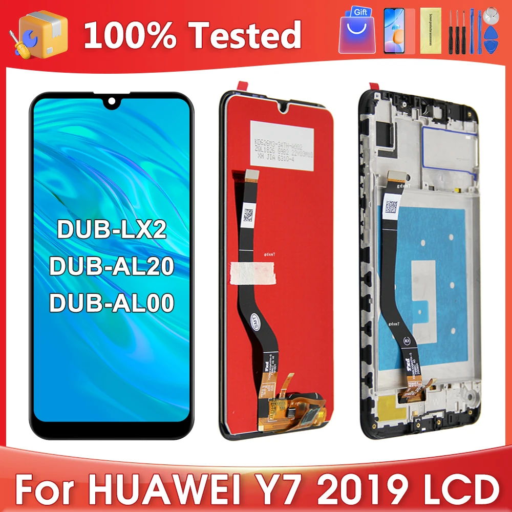 

Y7 2019 LCD 6.26"Super AMOLED For Huawei Y7 2019 SDUB-LX1 DUB-LX3 LCD Display Touch Screen Digitizer Assesmbly Replacement Parts