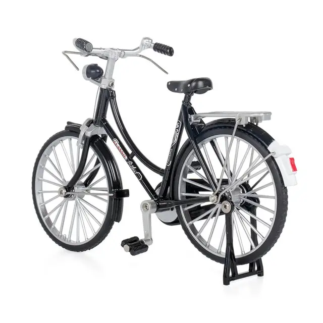 1:10 Mini Model Alloy Bicycle toy Finger Mountain bike Pocket Diecast simulation Metal Racing Funny Collection Toys for children 3