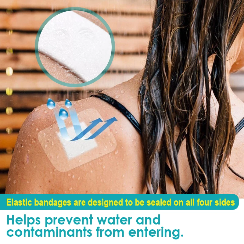 10pcs Professional Waterproof Band Aid Wound Bandage Sterile Hemostatic Plaster Medical Bandage Gauze Adhesive Tape Patch A1562