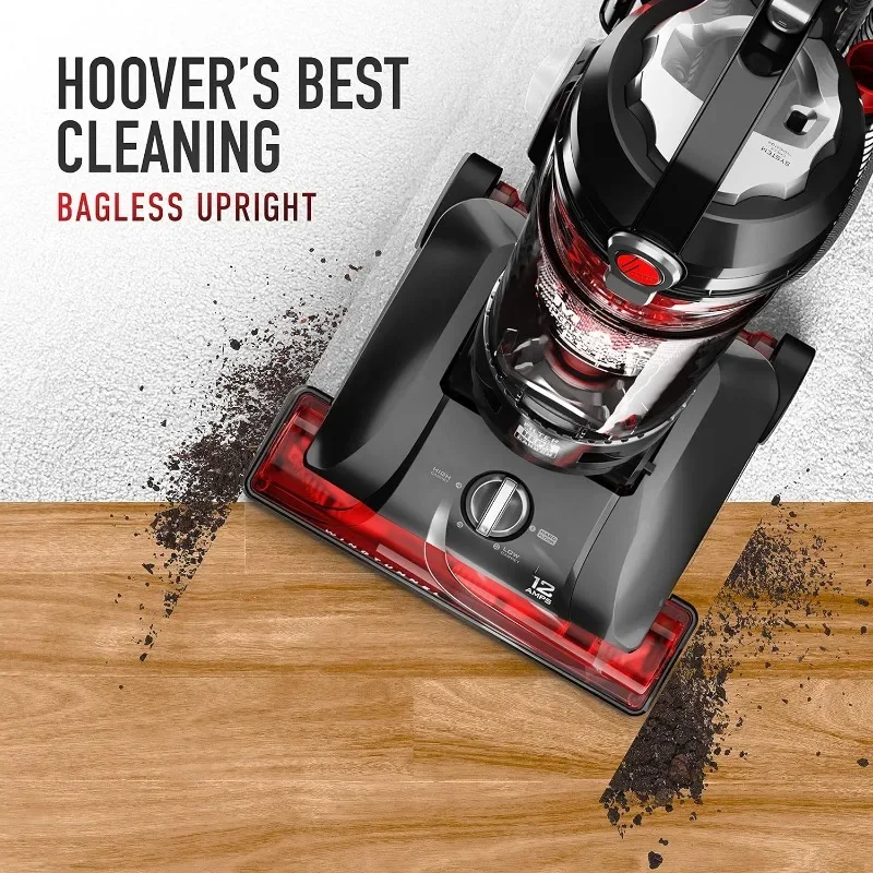 Hoover WindTunnel 3 Max Performance Pet, Bagless Upright Vacuum Cleaner, HEPA Media Filtration, For Carpet and Hard Floor 2